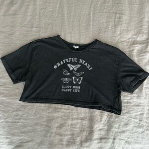 Garage Graphic Crop Top